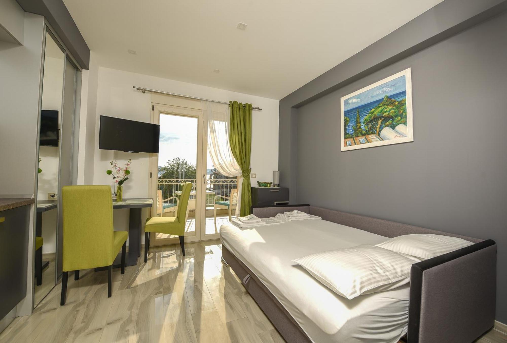 Sea Point Apart Hotel Teodo Esterno foto